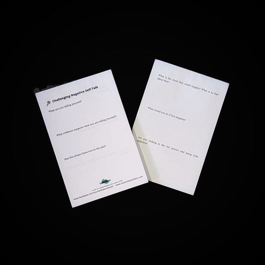 Negative Self-Talk Notepad